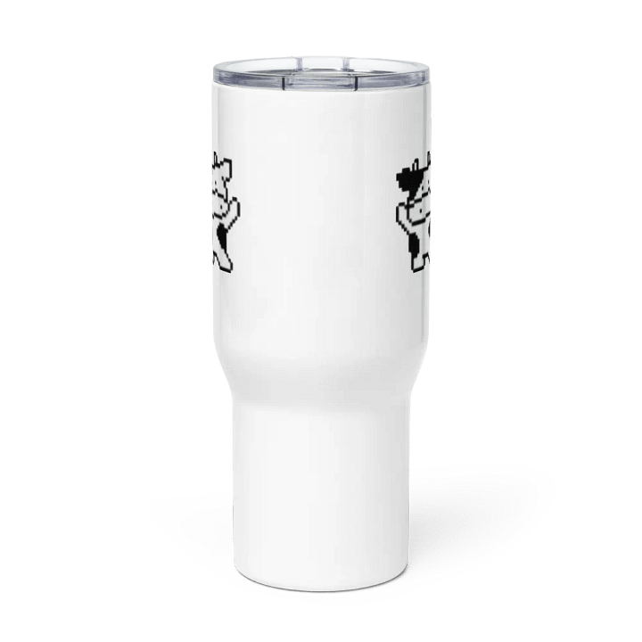 Upright Cows Pixel Art Travel Mug product image (3)