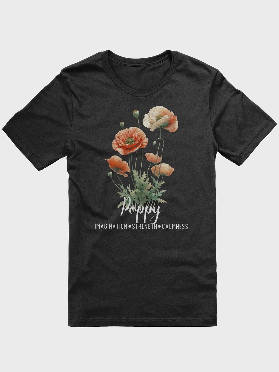 Poppy Birth Month Flower Tee For August: Reflecting Imagination, Strength, Calmness: Perfect Gift for Her product image (6)