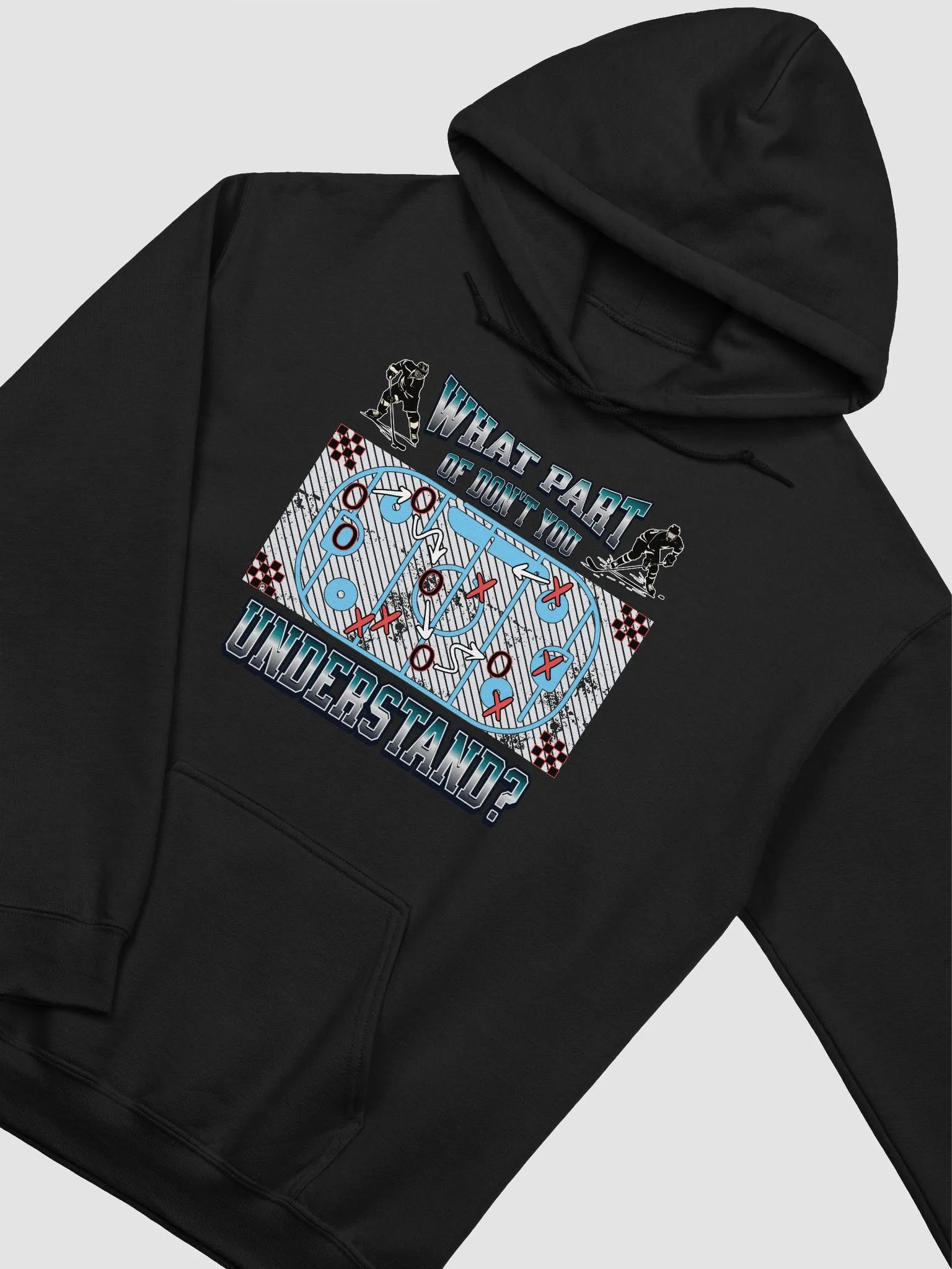 What Part Of Dont You Understand? Hockey Strategize in Style Hockey Hoodie product image (2)