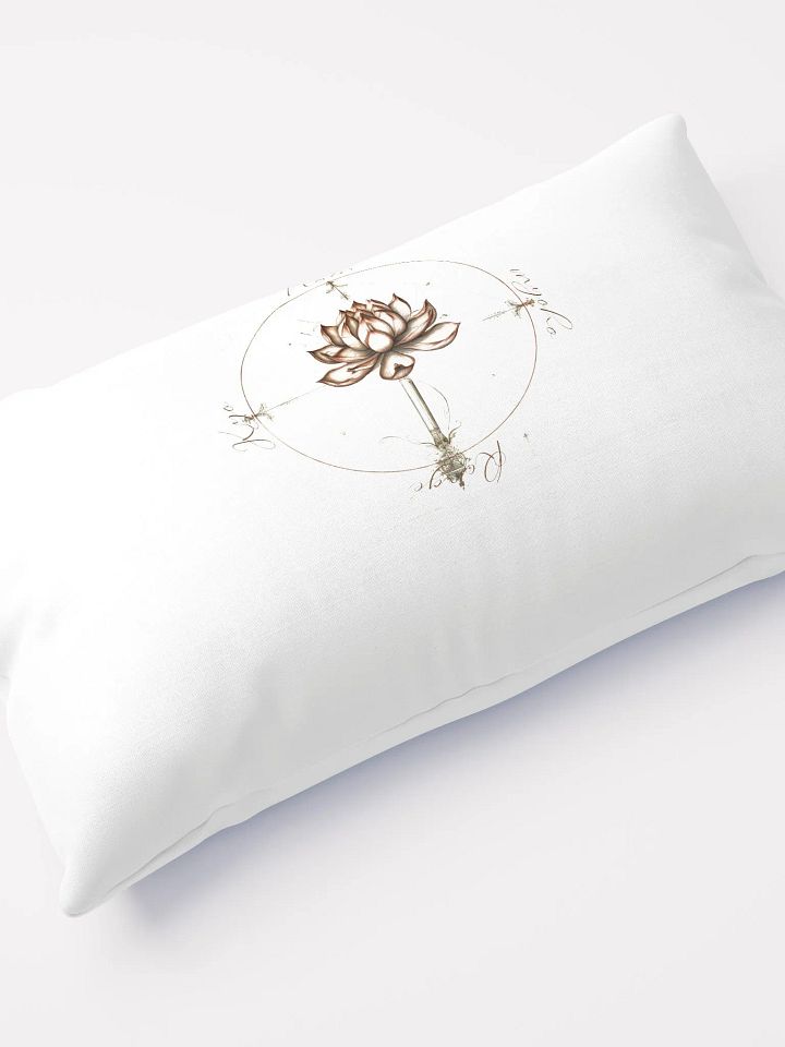 Nam Myoho Renge Kyo Lotus Throw Pillow | Buddhist Cushion product image (1)