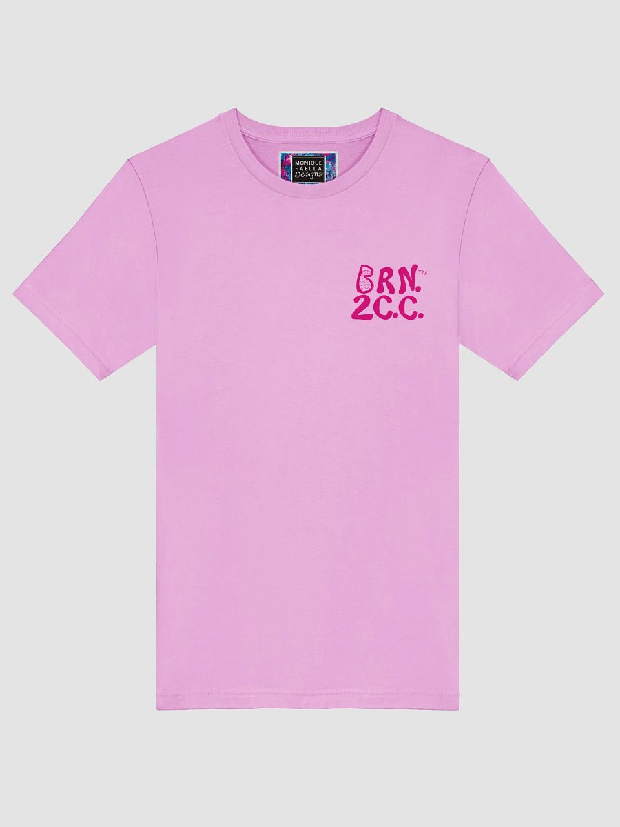 Women's | BOURNE to Cape Cod™ | Supersoft T-Shirt by Bella+Canvas | Vibrant Pink Logo on Pastel Colors product image (2)