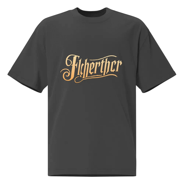 Flobberworm Script Gold Metallic T-Shirt product image (1)