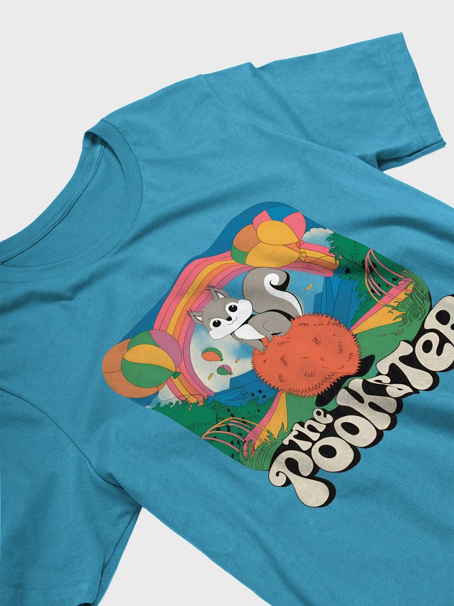 Supersoft and Flattering Lightweight Tee: The Pookster Rainbow Adventure product image (3)