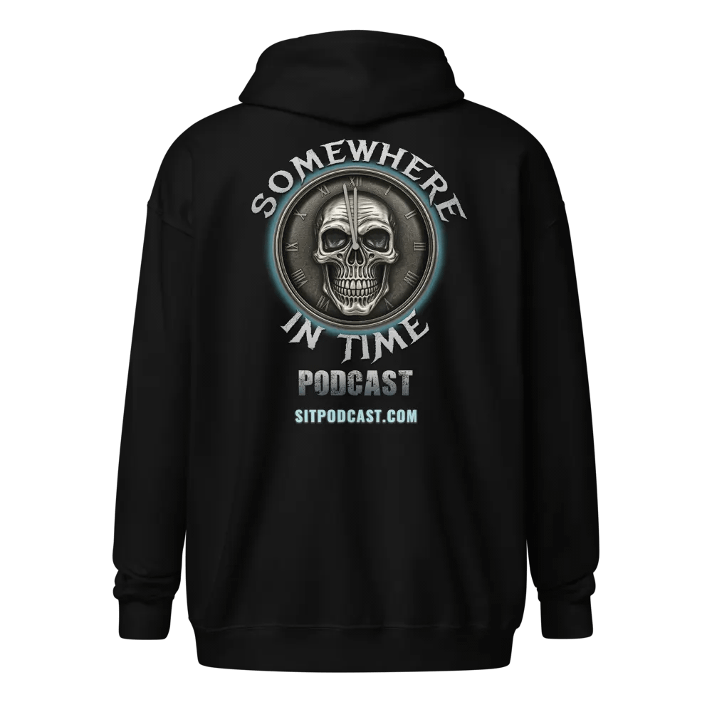 Somewhere in Time Podcast Double Sided Zip Up Hoodie product image (2)