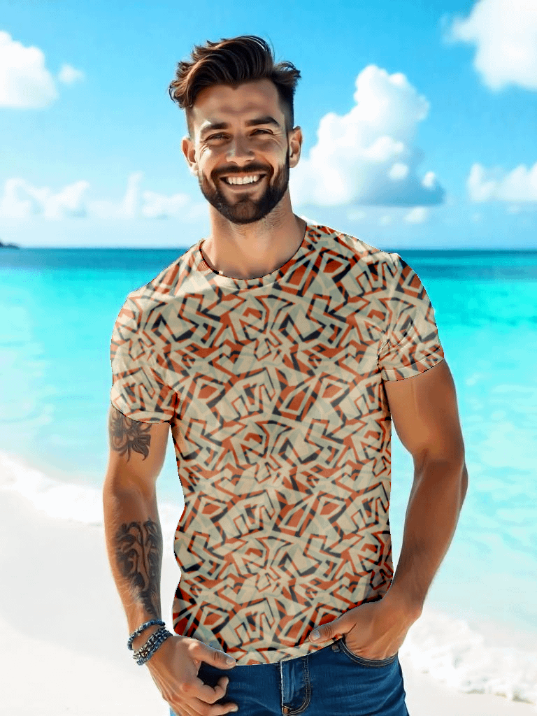 Orange Grunge | Men´s Athletic T-Shirt product image (1)