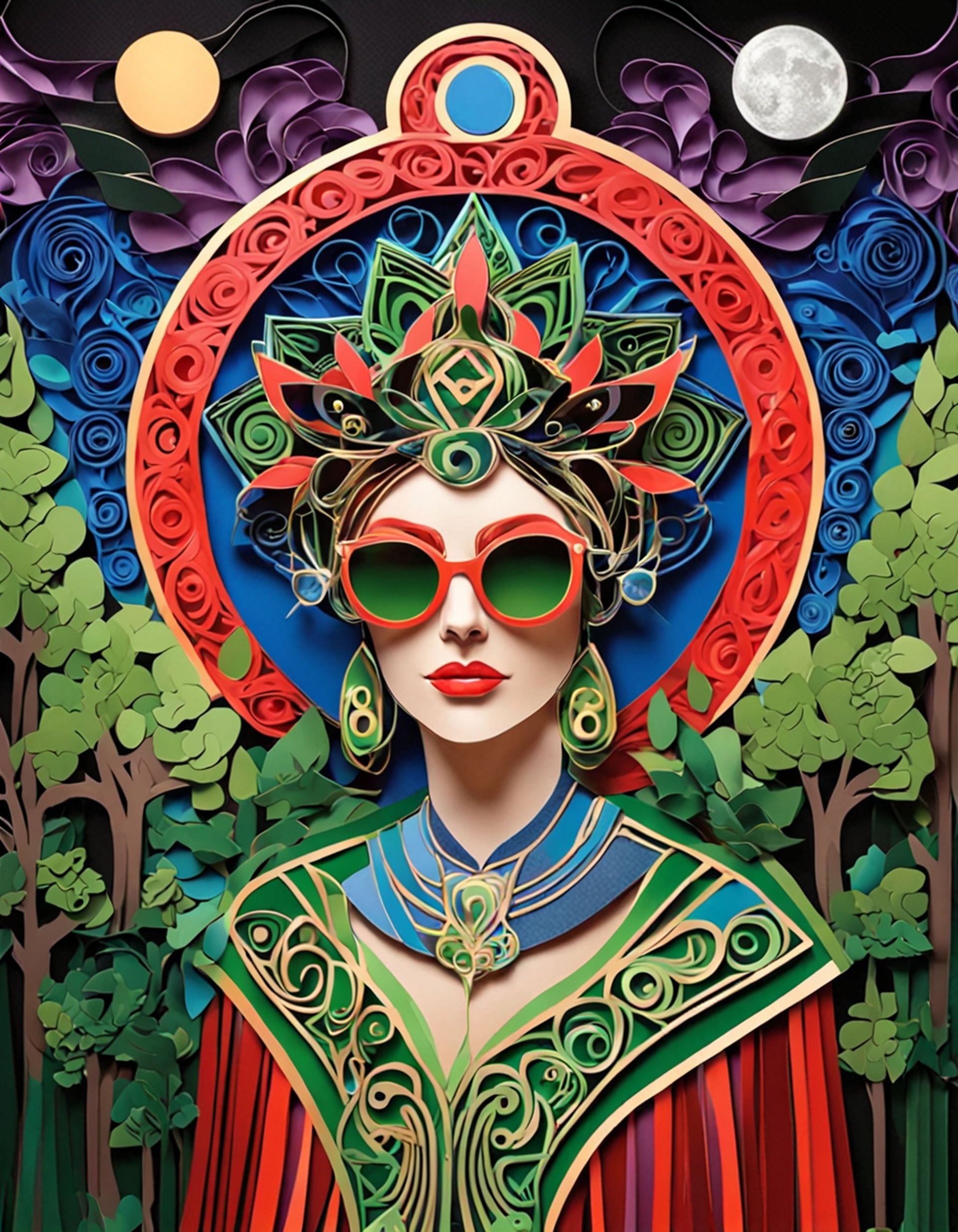 Winter Wiccan 16 - Instant Download product image (1)