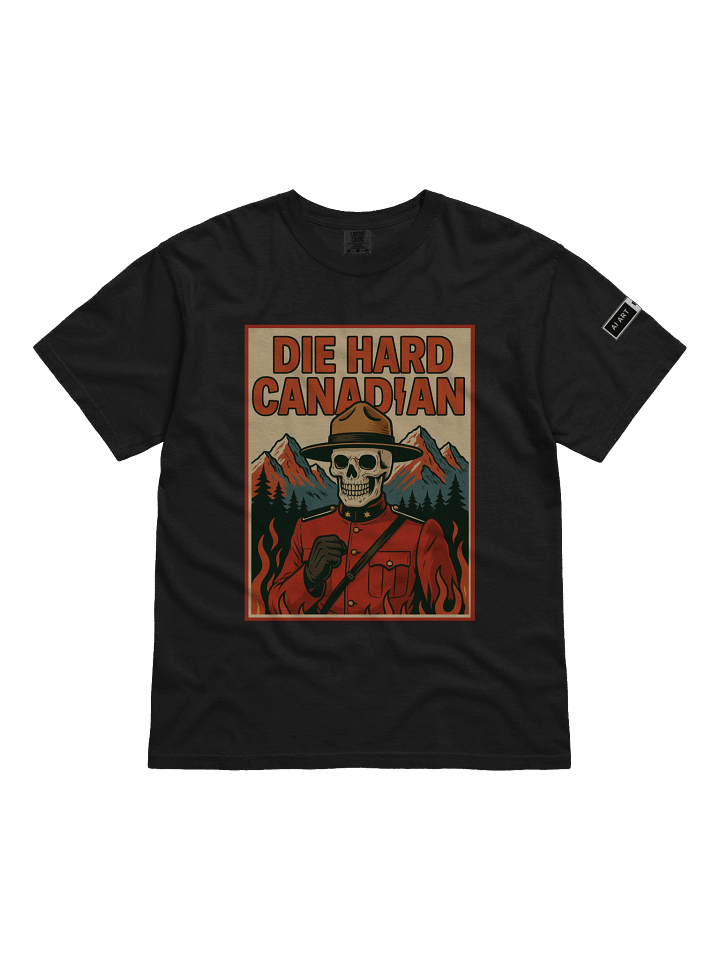"DIE HARD CANADIAN" 100% cotton T-shirt product image (1)
