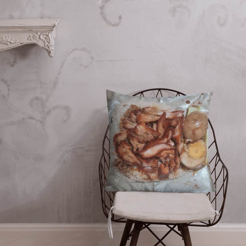 Char Siew Rice Decorative Pillow product image (3)