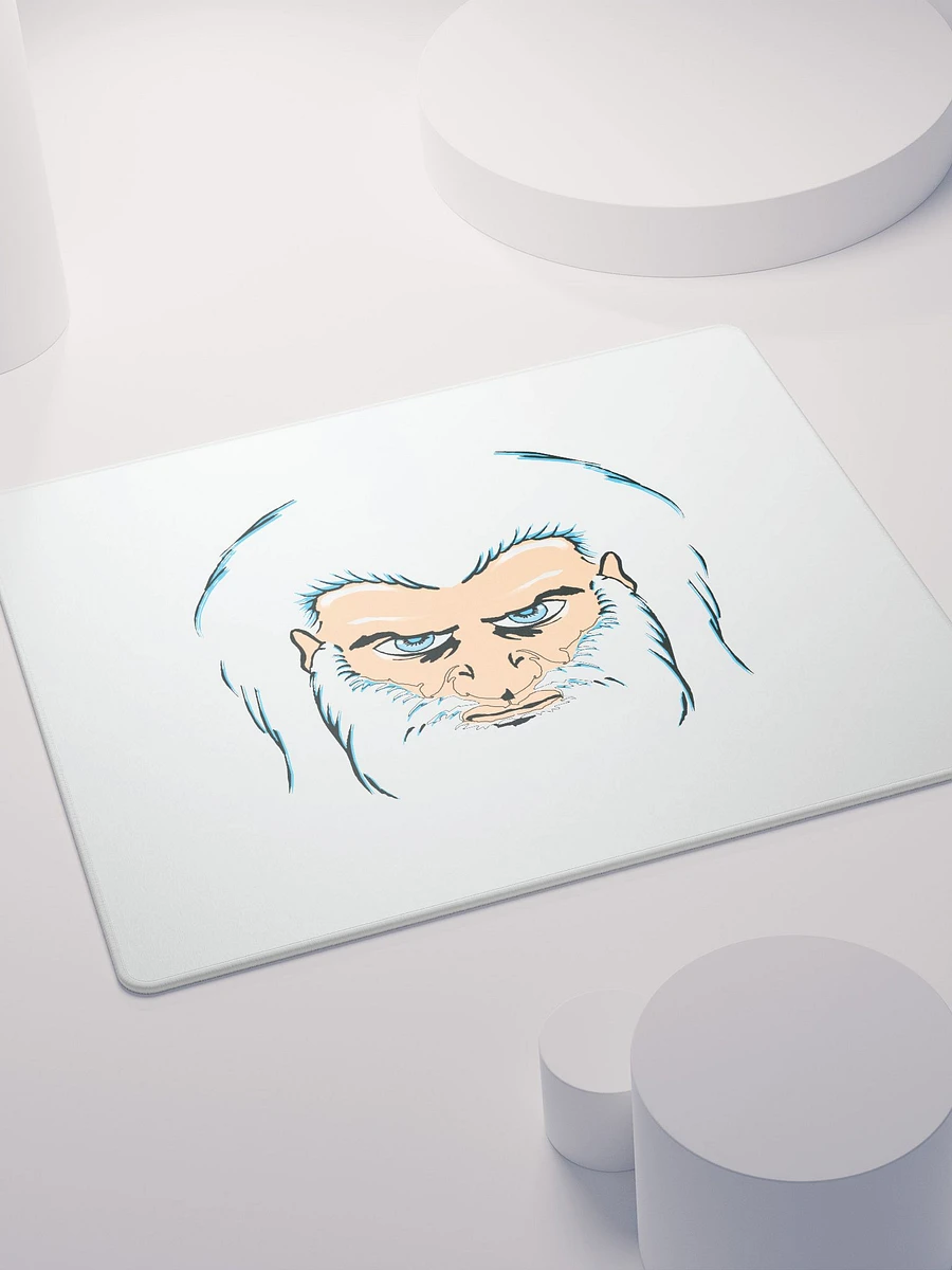 Serious Gamer's Stylized Face Mouse Pad product image (7)