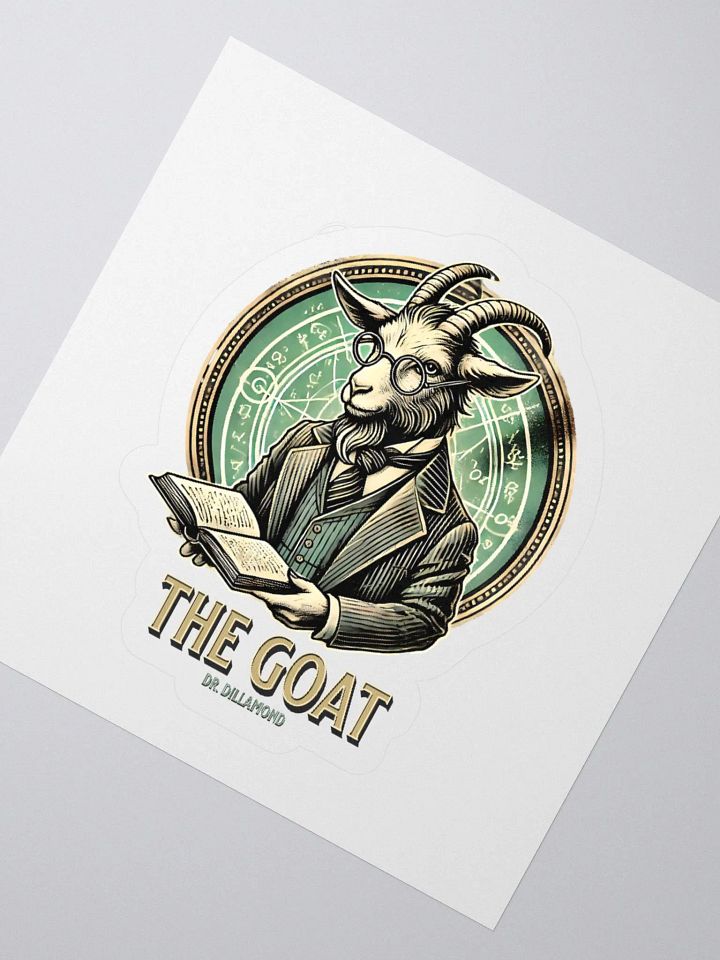 Dr. Dillamond "The GOAT" Broadway Stickers – Kiss-Cut Vinyl Decals product image (2)