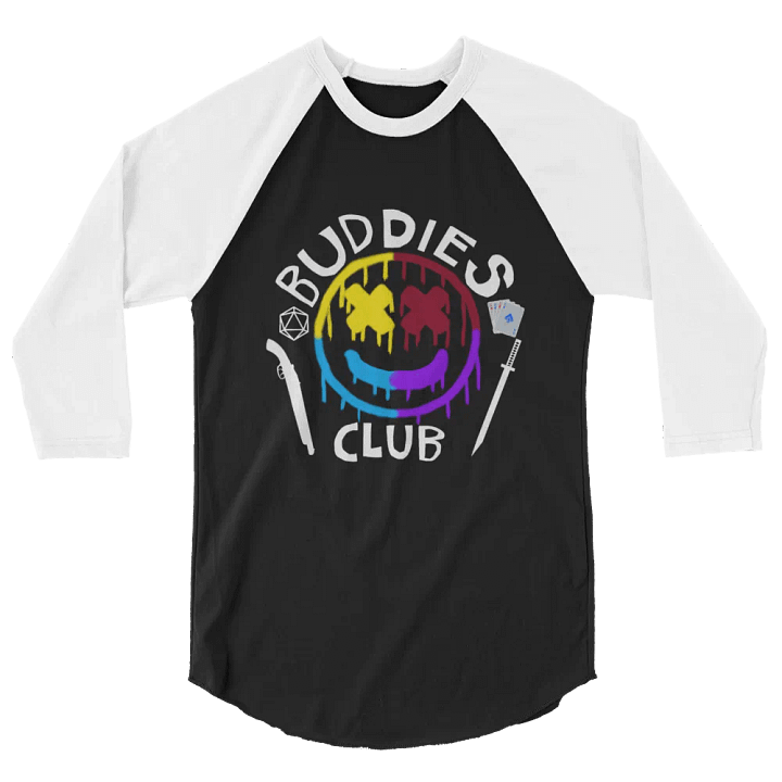Buddies Club Raglan (Dark Mode) product image (2)