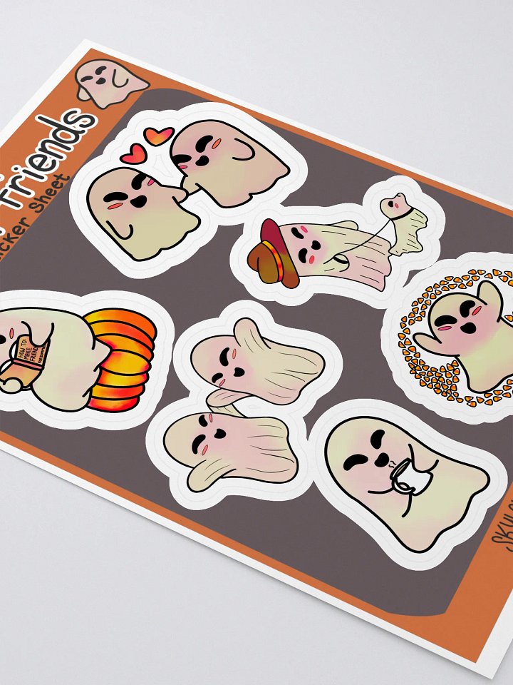 Ghoul Friends Sticker Sheet product image (2)