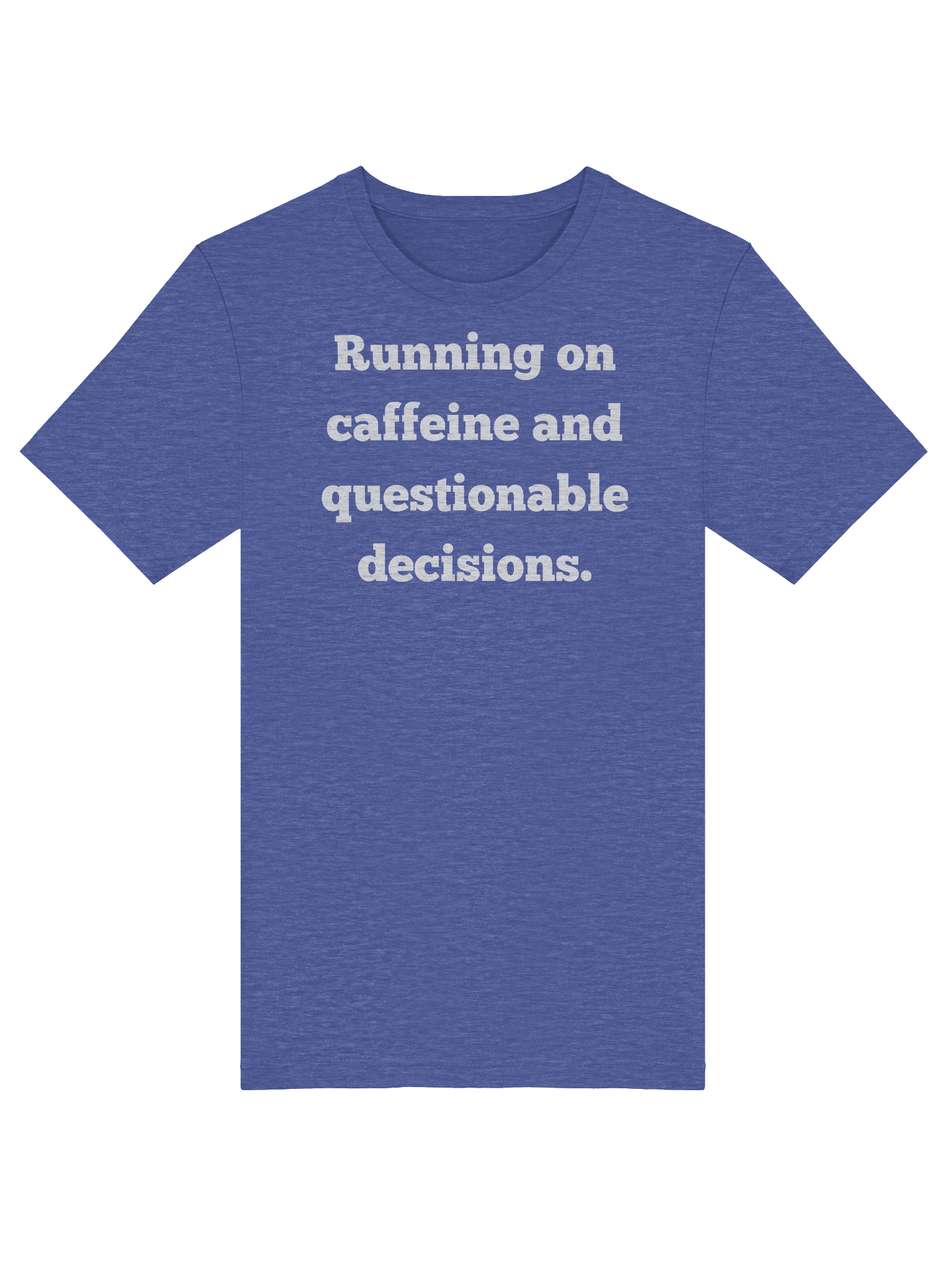 Running on Caffeine Questionable Decisions Shirt, Funny Coffee Tshirt, Sarcastic Gift, Unisex Graphic Tee, Coffee Lover Gift product image (5)