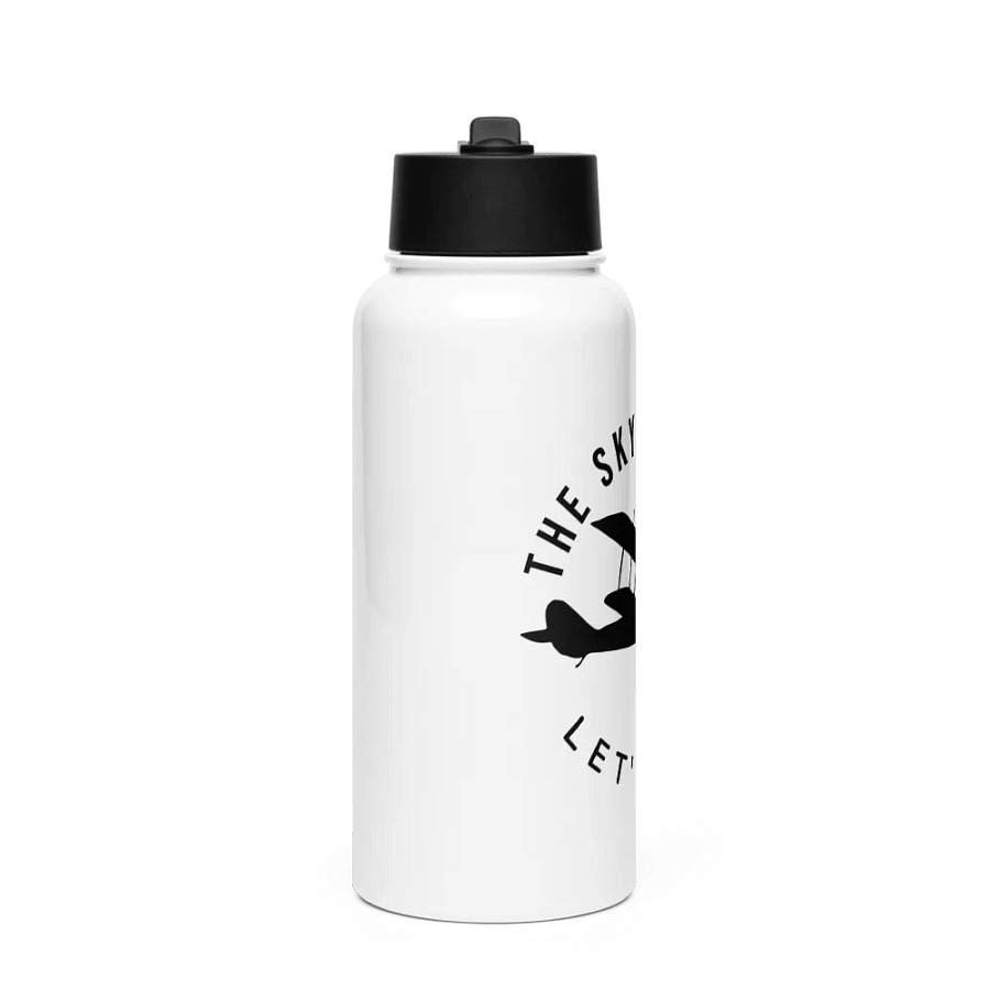 The Sky is Home - Let's Fly - Stainless Steel Water Bottle With Straw Lid product image (2)