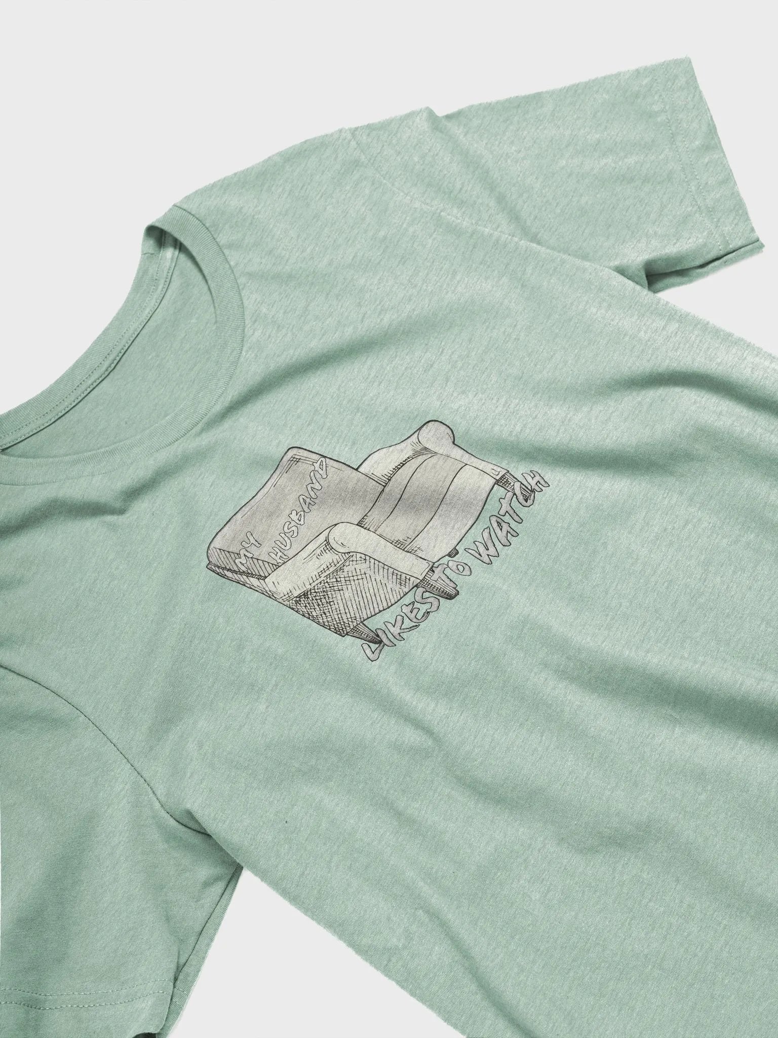 My husband likes to watch flowy Tee product image (25)