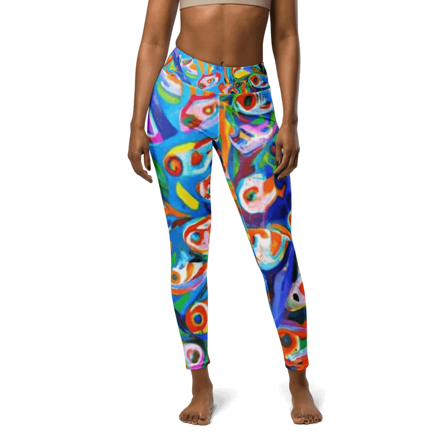 FIJI Vibrant Fish Dance Yoga Leggings product image (4)