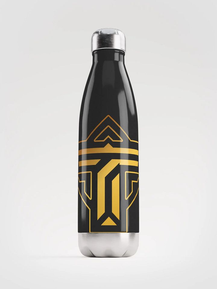 Stainless Steel Water Bottle w/ Gold Insignia product image (1)