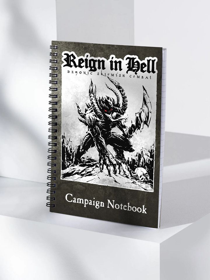 Reign in Hell - campaign notebook product image (1)