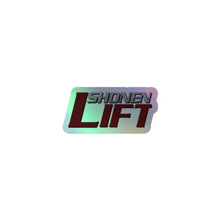 Shonen Lift Branded Holo Sticker product image (1)
