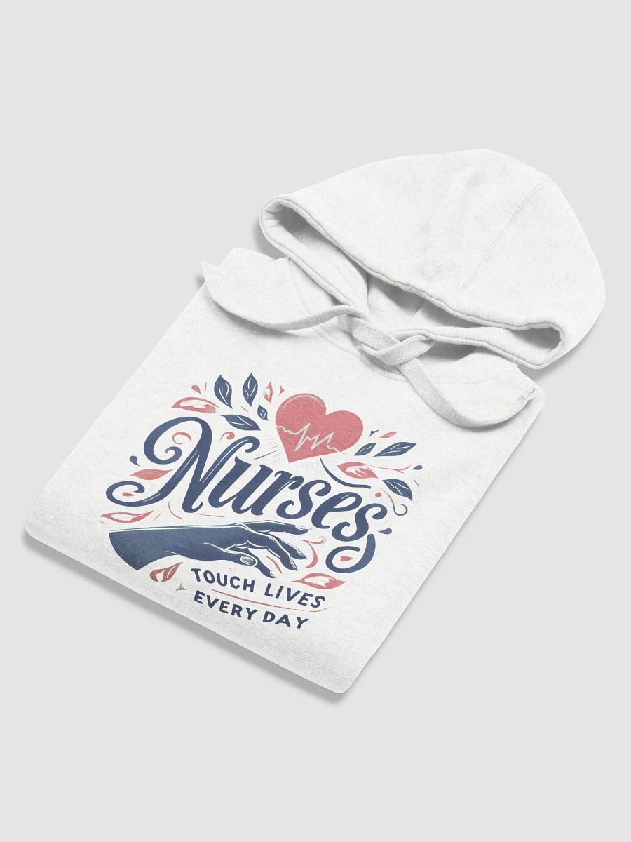 Nurses Touch lives everyday, Nurse's Heartbeat Premium Hoodie product image (6)