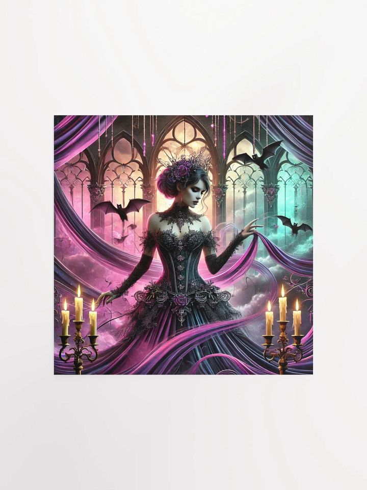 Ethereal Gothic Fusion: A Dance of Darkness and Neon Dreams product image (3)