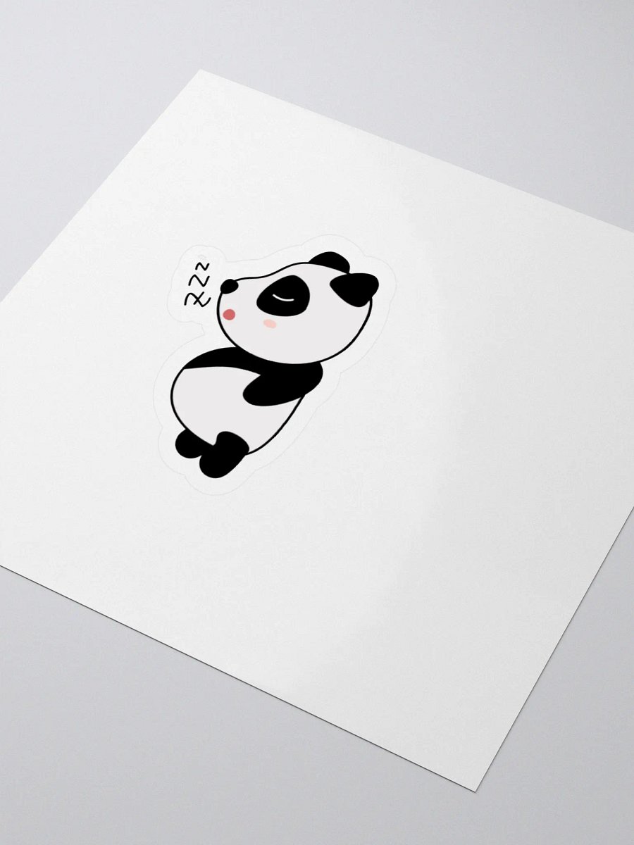 sleepy panda sticker product image (3)