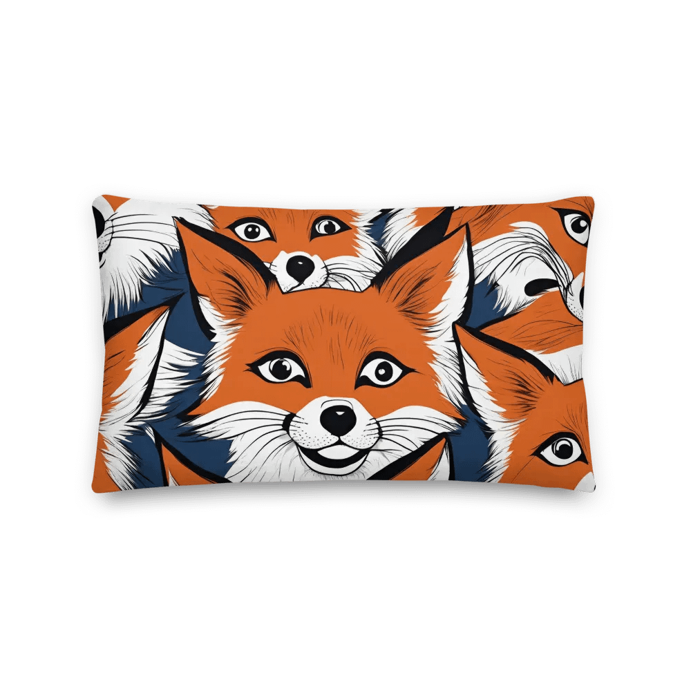 Cheerful Foxes All-Over Print Pillow product image (2)