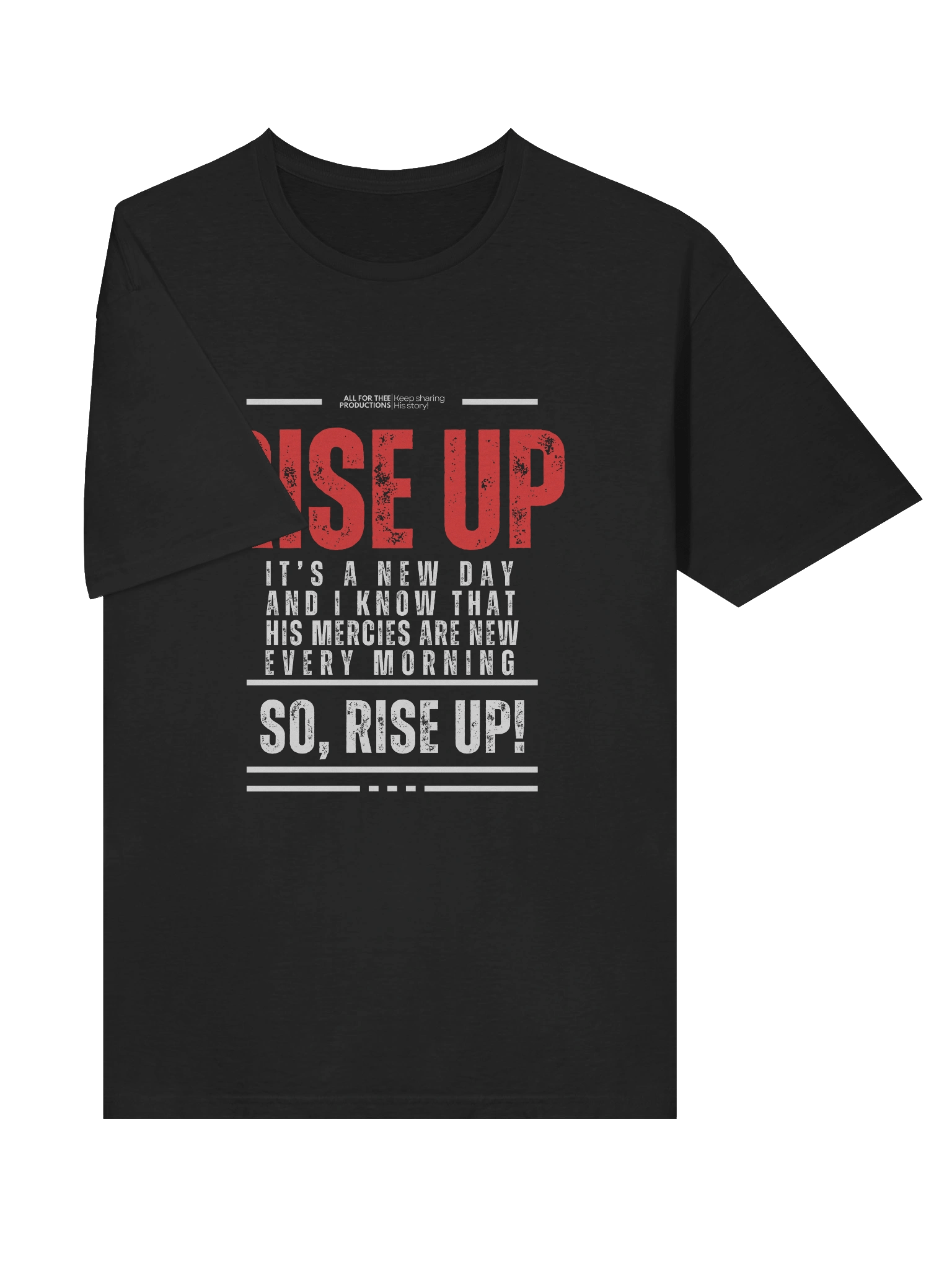 Rise Up T-Shirt - Black product image (5)