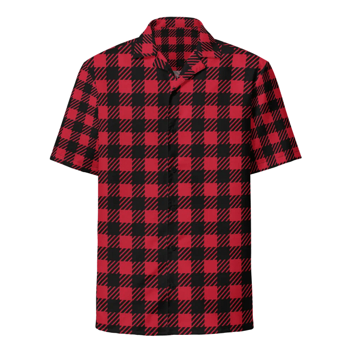 Summer Breeze Buffalo Plaid Hawaiian Shirt product image (1)
