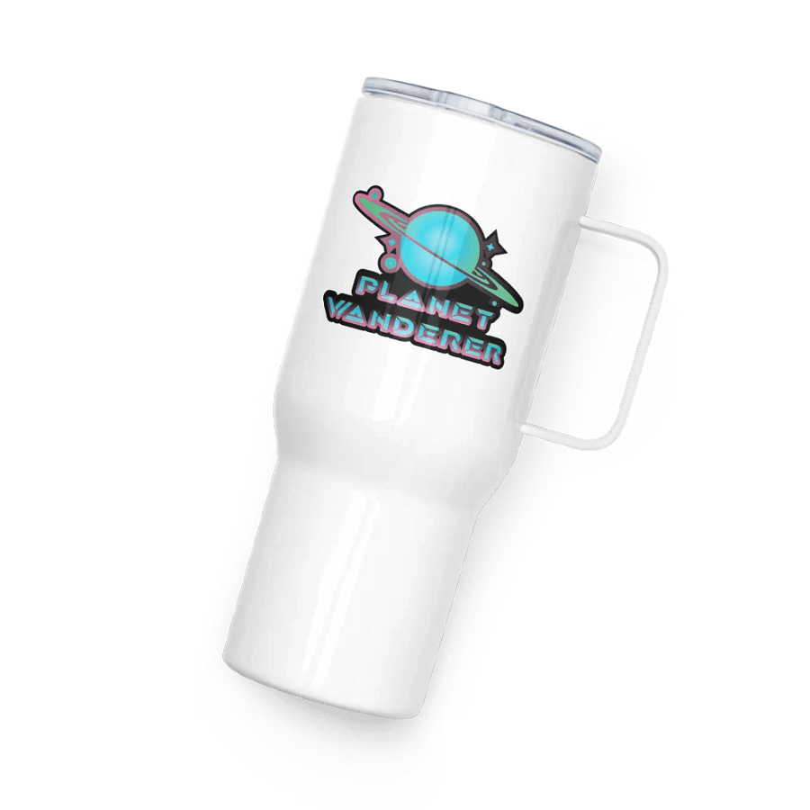 Planet Wanderer logo Handled tumbler product image (4)
