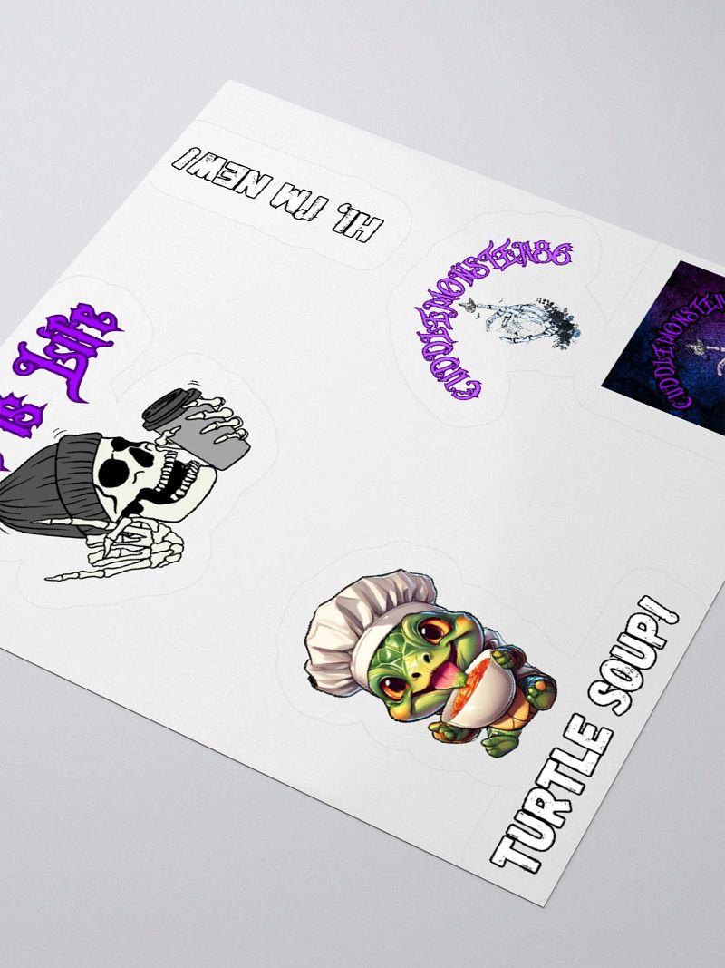 CuddleMonster Vinyl Sticker Set