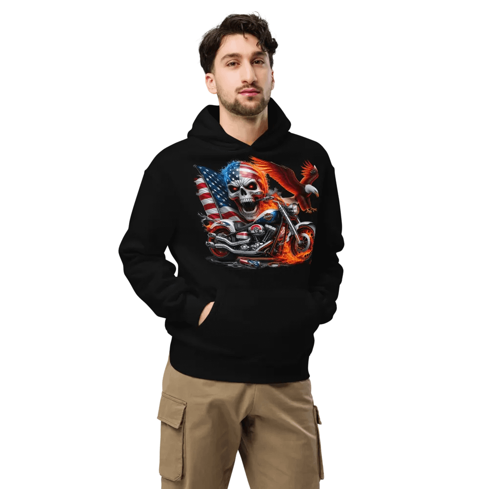 Patriot's Ride Graphic Hoodie #19 product image (7)