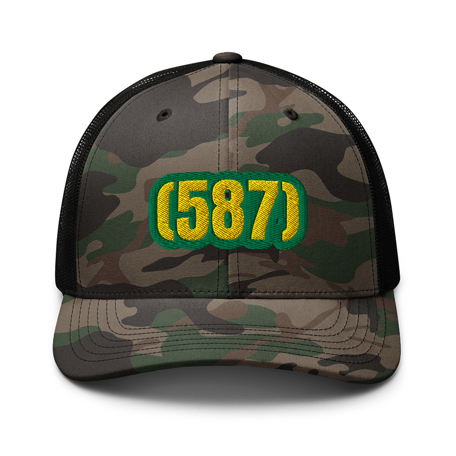 587 Camouflage Trucker Hat product image (1)