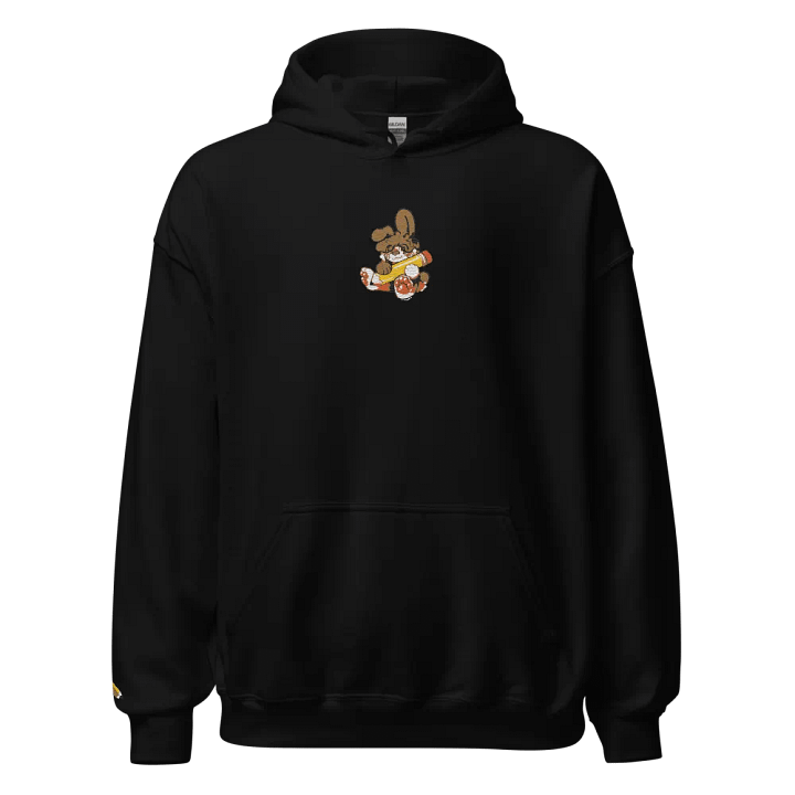 artist bunny emboirdered hoodie product image (1)