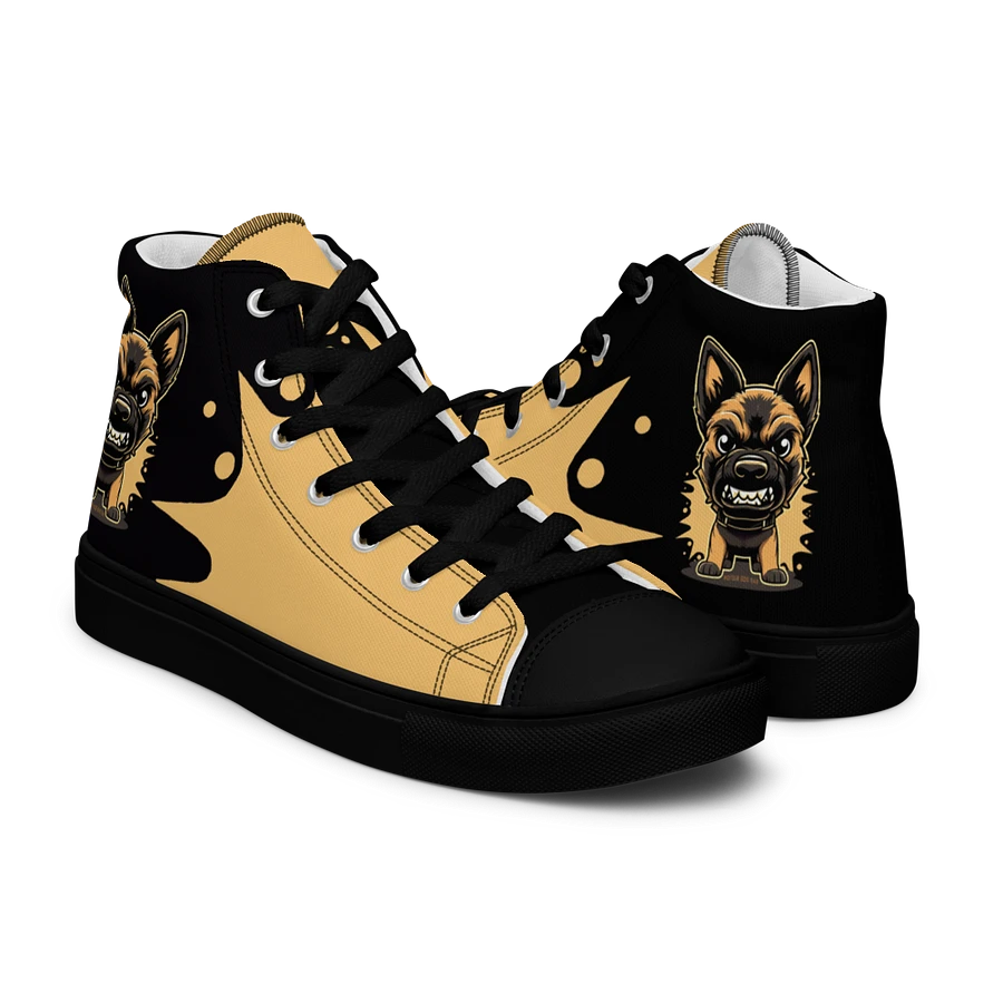 Belgian Malinois Angry Pup - Women's High Top Canvas Shoe product image (9)