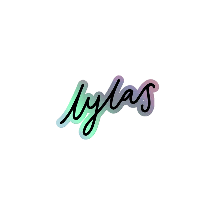 LYLAS Holographic Sticker product image (1)