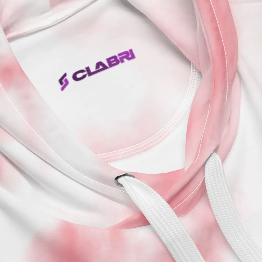 Pink Tie-Dye Blank Canvas Hoodie – Soft, Sporty, & Eco-Friendly product image (4)