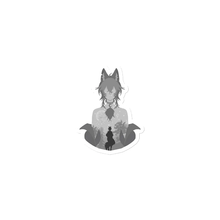 WolfcatRisi Silhouetto Magnet product image (1)