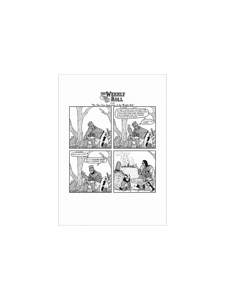 The Weekly Roll Ch. 50. Print Rectangular product image (2)