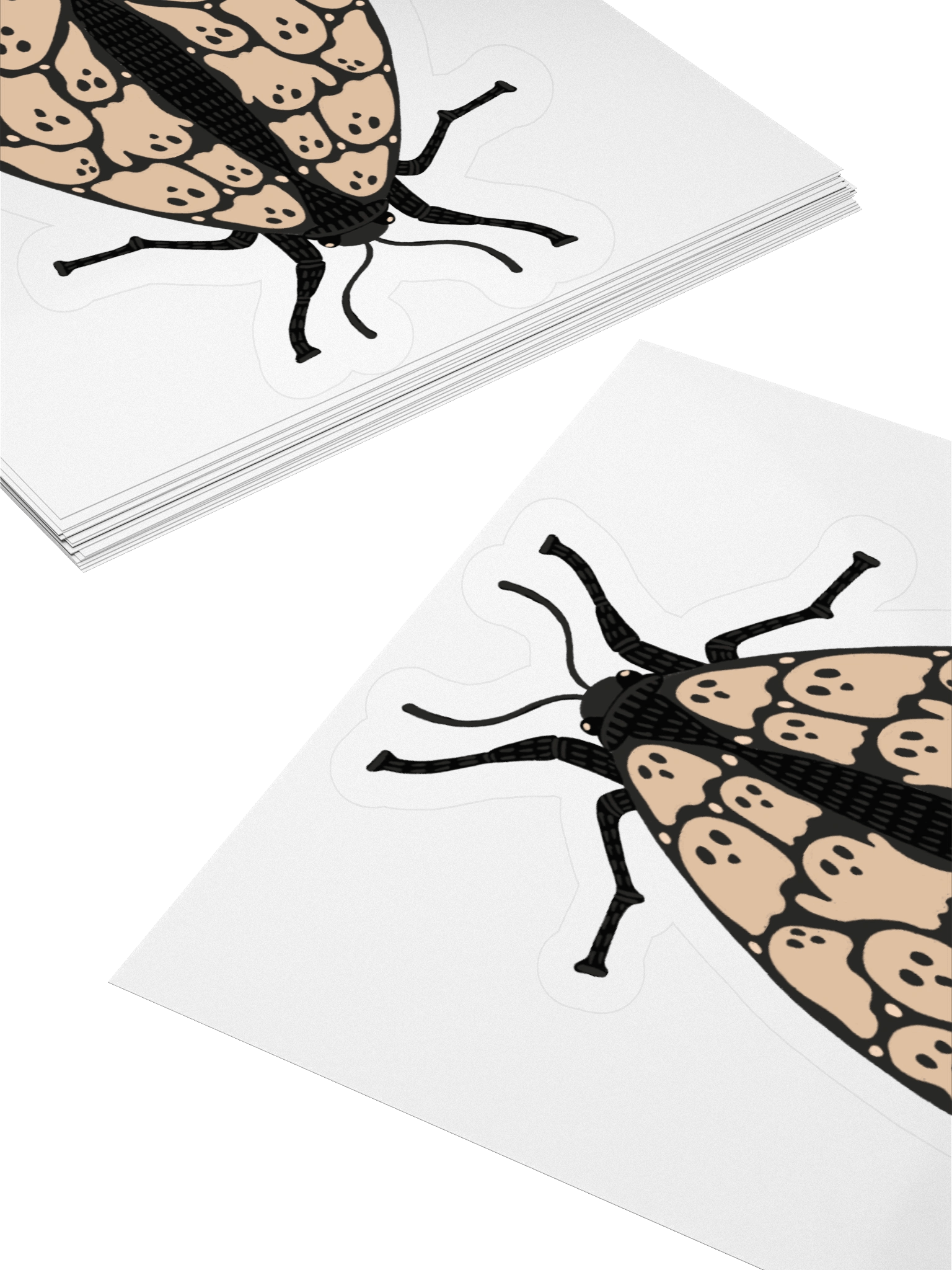 Halloween Ghost Moth Sticker product image (4)