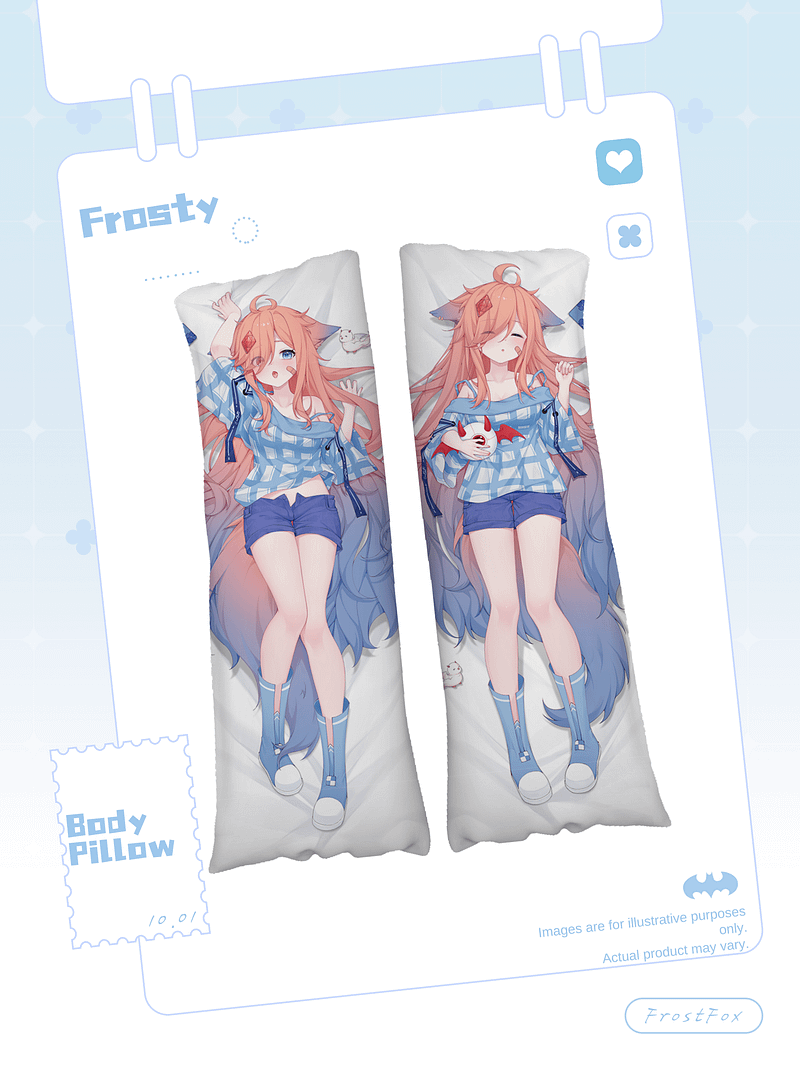 [FROSTY] Frost Fox Body Pillow