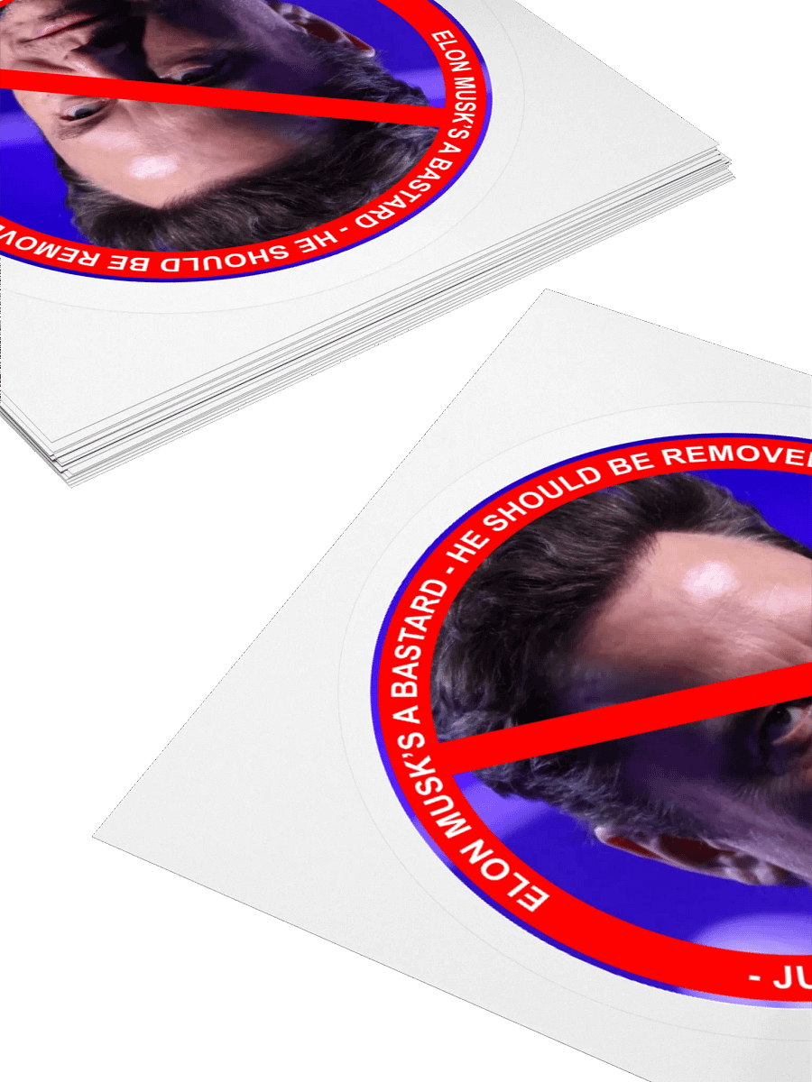 Anti Elon Tesla Bumper - He Should Be Removed! product image (12)