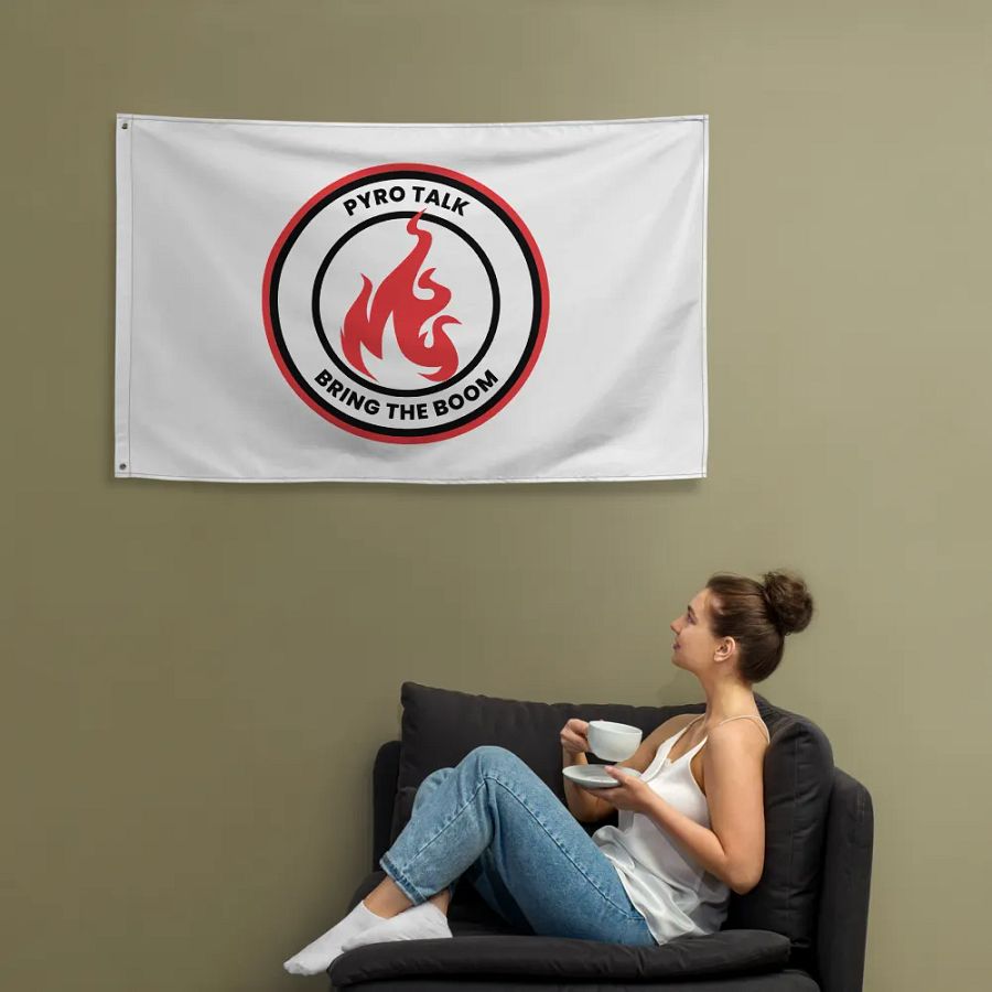 PyroTalk Logo Flag product image (12)