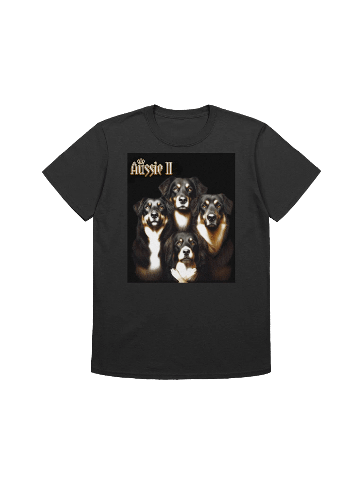 Australian Shepherd Aussie Heavy Metal Glam Rock T-Shirt product image (1)