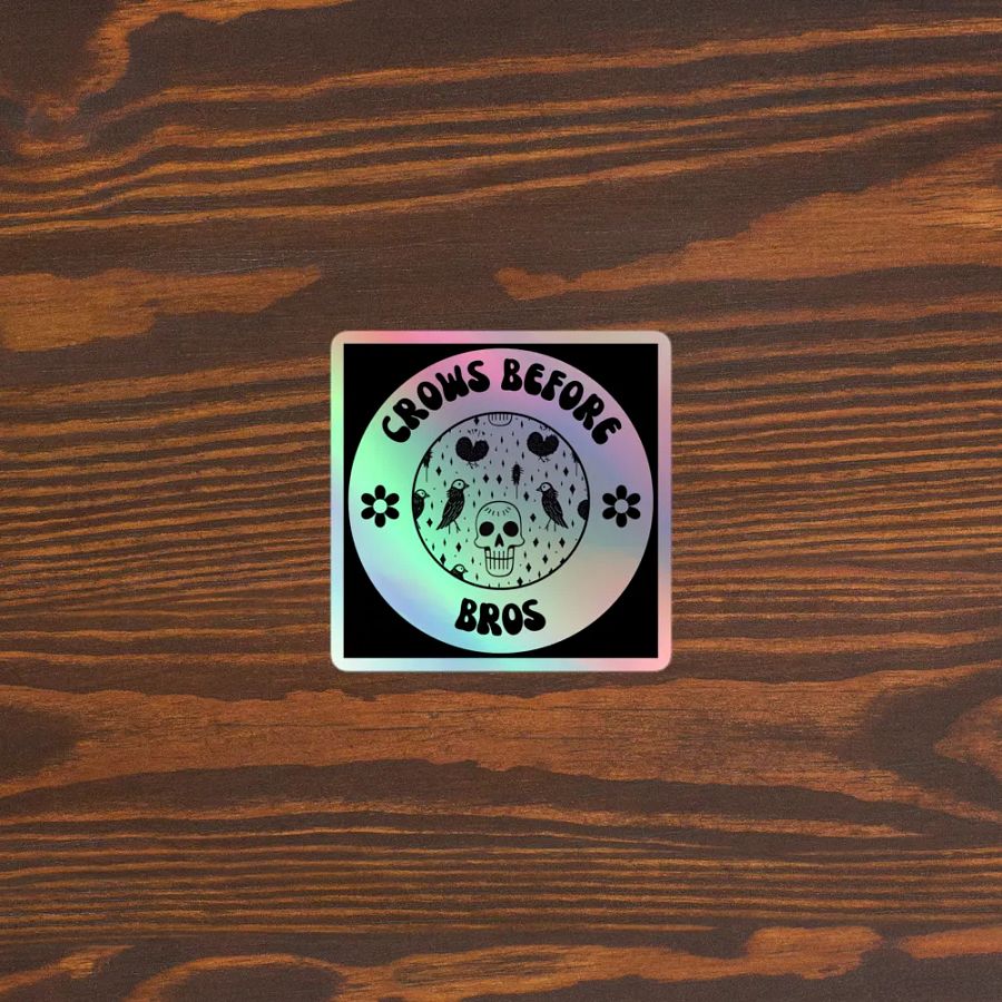 CROWS BEFORE BROS HALOGRAPHIC STICKER: Limited Edition product image (3)