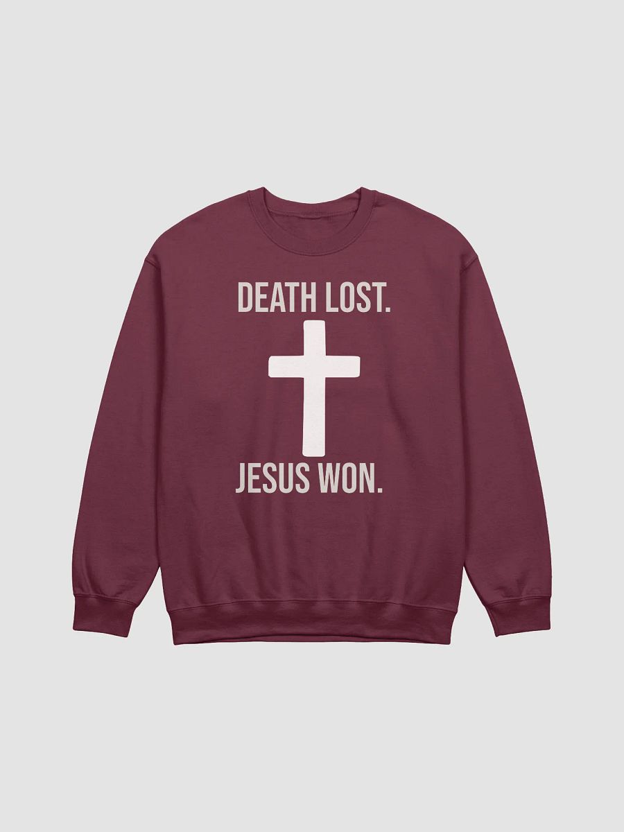 Death Lost, Jesus Won – Victory in Christ Sweatshirt product image (1)