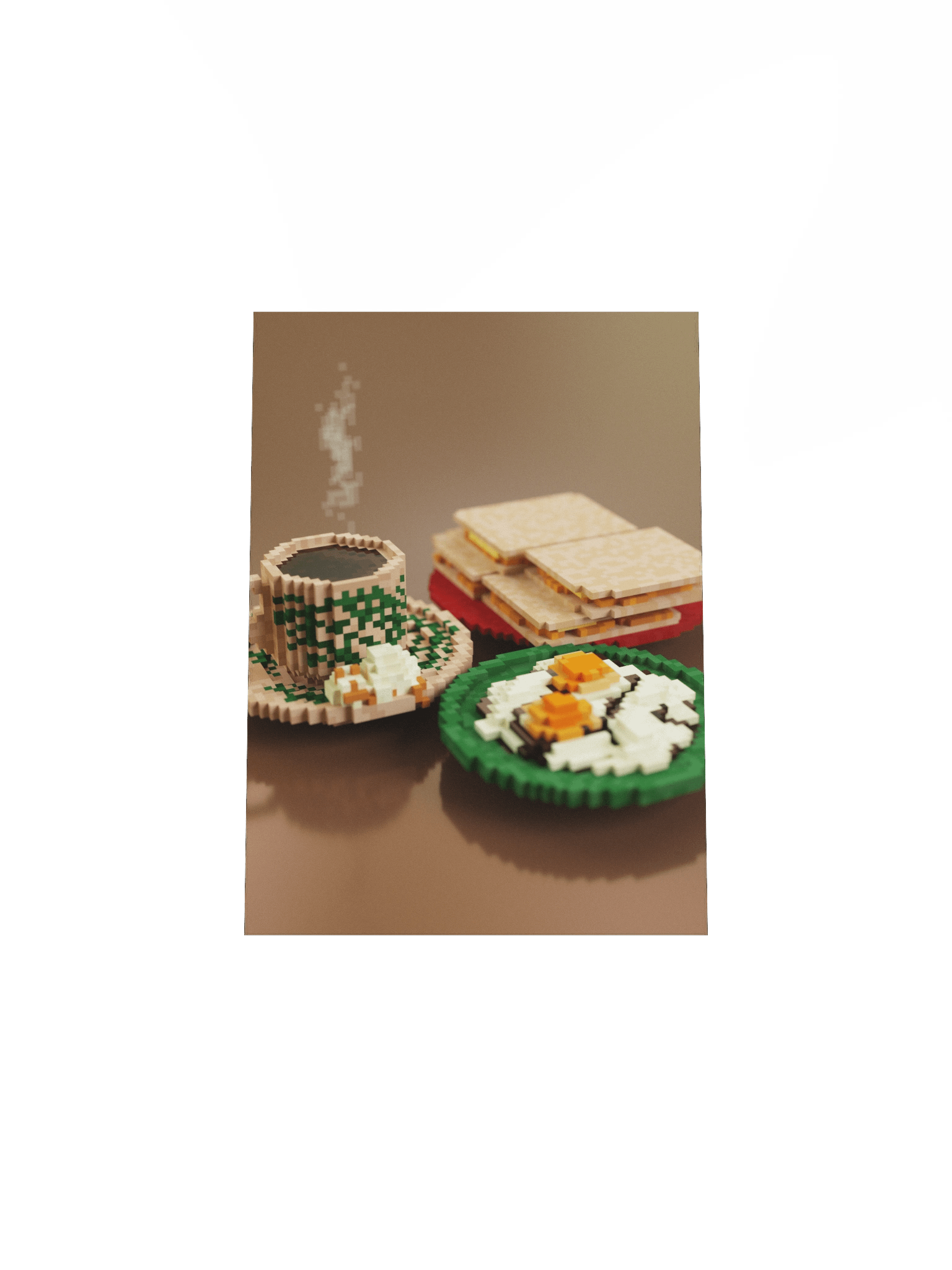 Nostalgic mornings 🌙 art print product image (5)