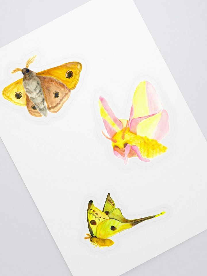 Yellow Moth Sticker Pack product image (1)