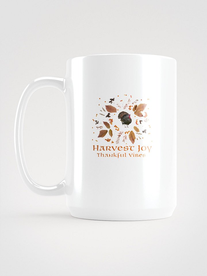 Harvest Joy Thankful Vibes Mug – Fall Warmth product image (1)