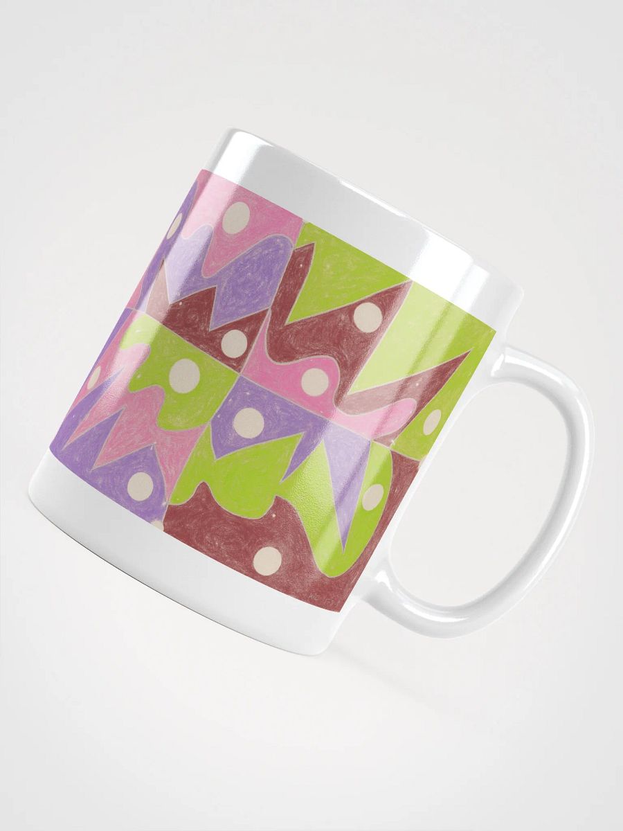 Cartoon College 3 & 4 White Glossy Mug product image (3)